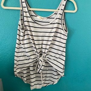 Striped crop top